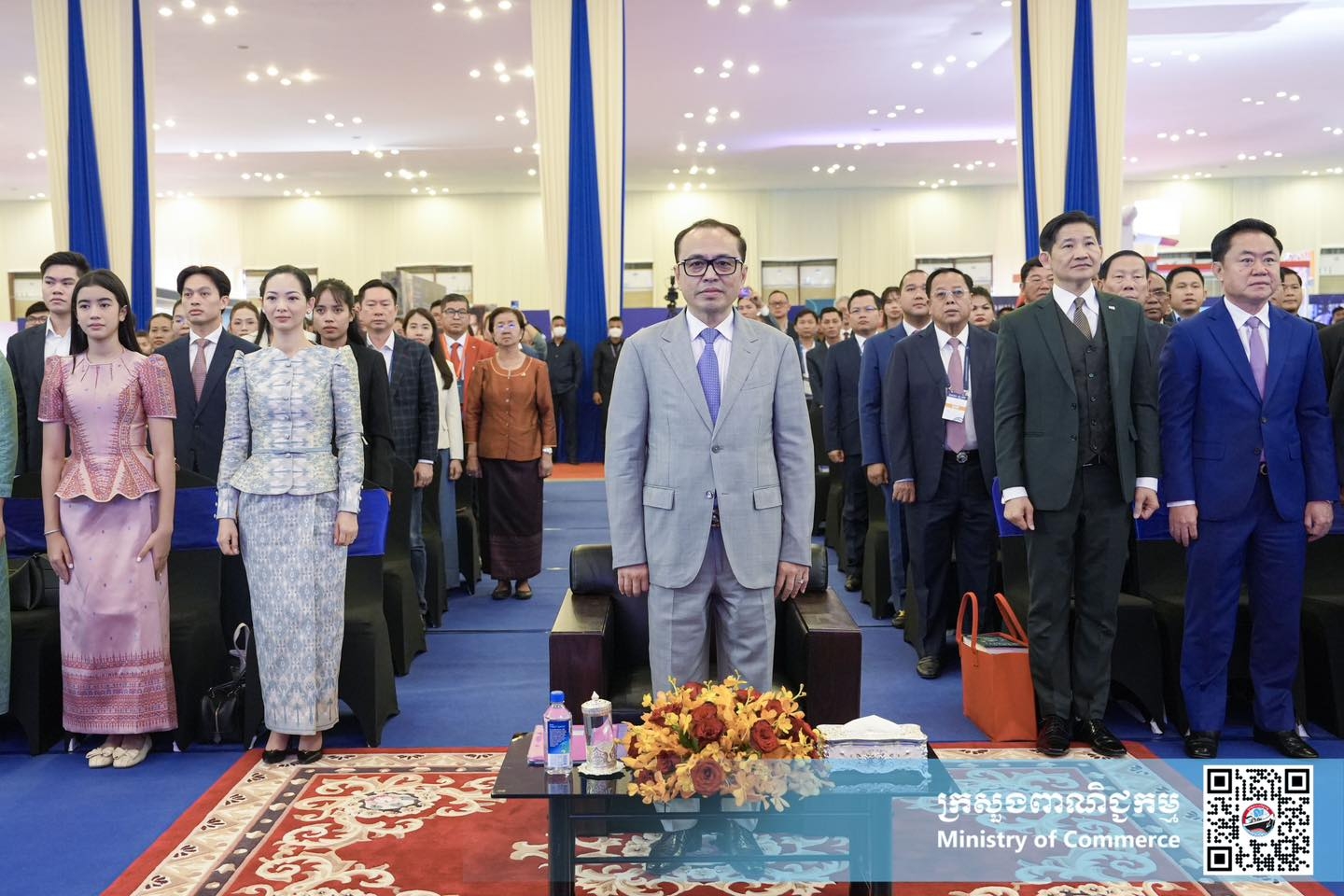 លោកជំទាវ ចម និម្មល រដ្ឋមន្រ្តីក្រសួងពាណិជ្ជកម្ម បានអញ្ជើញចូលរួមថ្លែងសុន្ទកថាក្នុងពិធីបើកសម្ពោធ “ពិព័រណ៍ពាណិជ្ជកម្មអន្តរជាតិកម្ពុជាឆ្នាំ២០២៤”