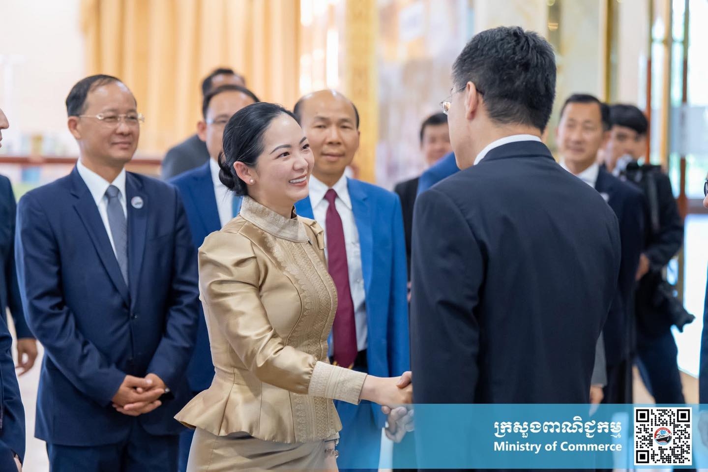 លោកជំទាវ ចម និម្មល រដ្ឋមន្រ្តីក្រសួងពាណិជ្ជកម្ម អញ្ជើញជាអធិបតីក្នុងវេទិកាជំរុញផ្សព្វផ្សាយសួនឧស្សាហកម្មកម្ពុជា-ចិន